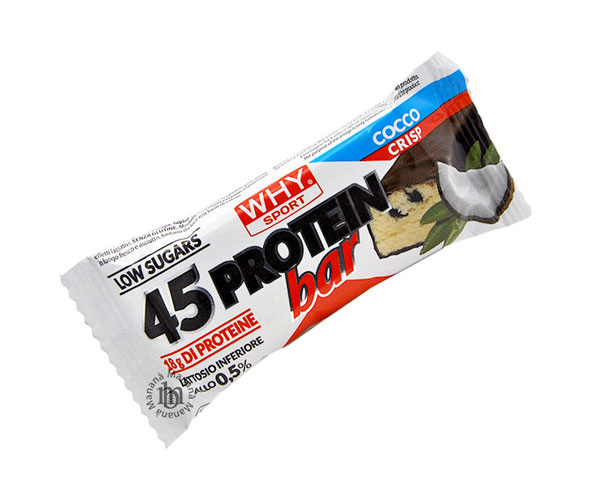 Why Sport 45 Protein Bar Cocco Crisp 45 g.
