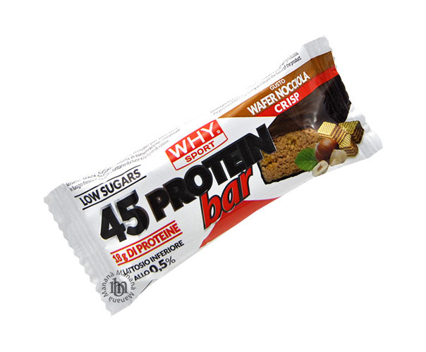 Why Sport 45 Protein Bar Wafer Nocciola Crisp 45 g.