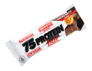 Why Sport 75 Protein Bar Cacao e Arancio Crisp 75 g.
