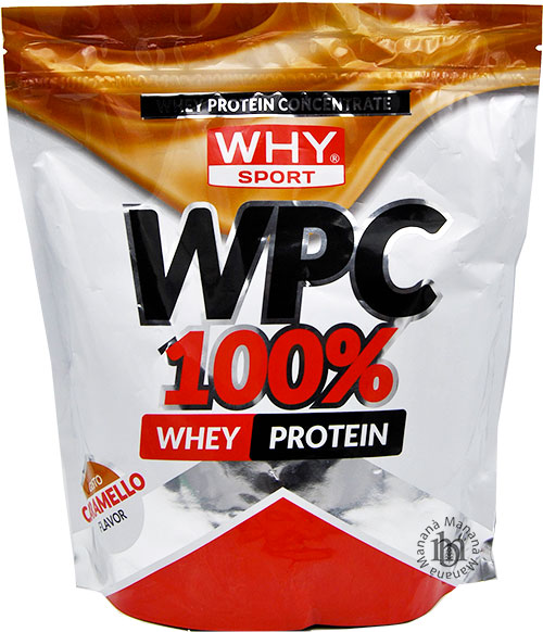 Why Sport WPC 100% Whey Caramello 1 Kg.