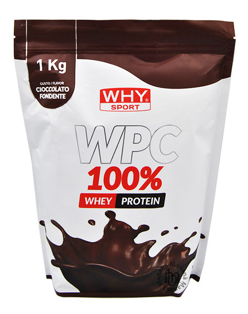 Why Sport WPC 100% Whey Cioccolato Fondente 1 Kg.