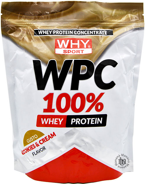 Why Sport WPC 100% Whey Cookies Cream 1 Kg