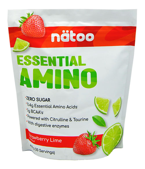Natoo Essential Amino Gusto Fragola e Lime 420 g.