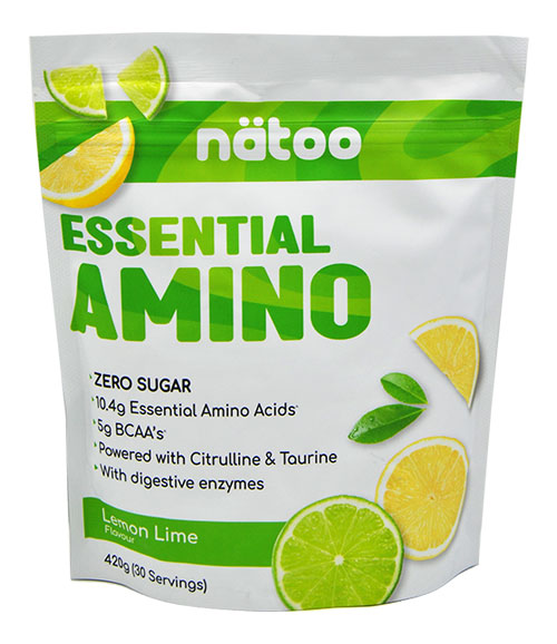 Natoo Essential Amino Gusto Lemon e Lime 420 g.