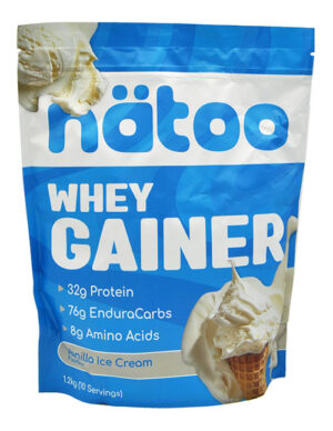 Natoo Whey Gainer Vanilla Ice Cream 1,2 Kg.