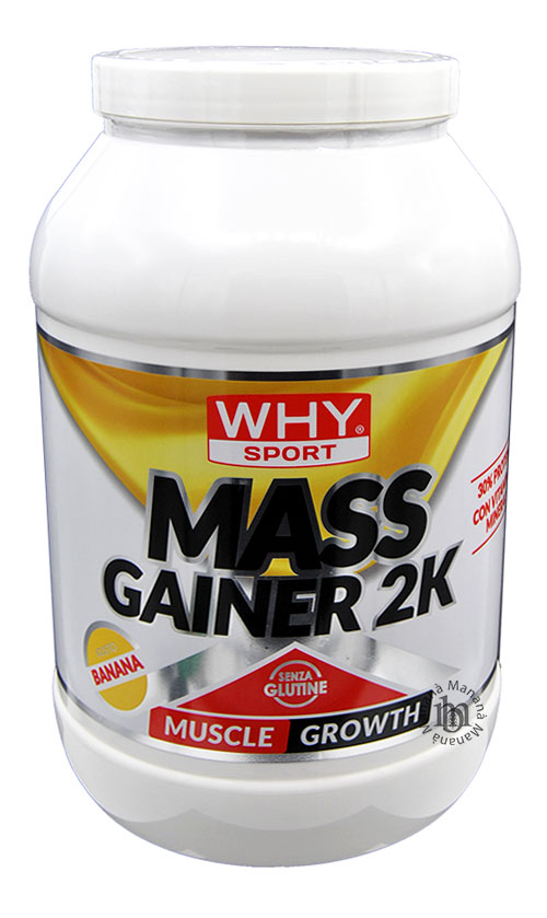 Why Sport Mass Gainer 2K Banana 2 Kg.