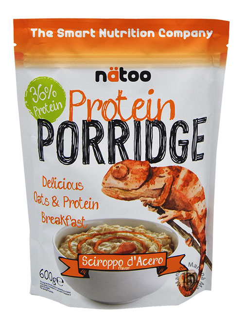 Natoo Protein Porridge Sciroppo d’Acero 600 g.