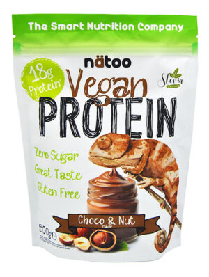 Natoo Vegan Protein Cioccolato e Nocciola 500 g.