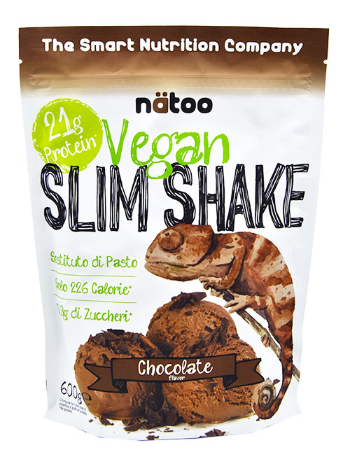 Natoo Slim Shake Vegan Cacao 600 g.
